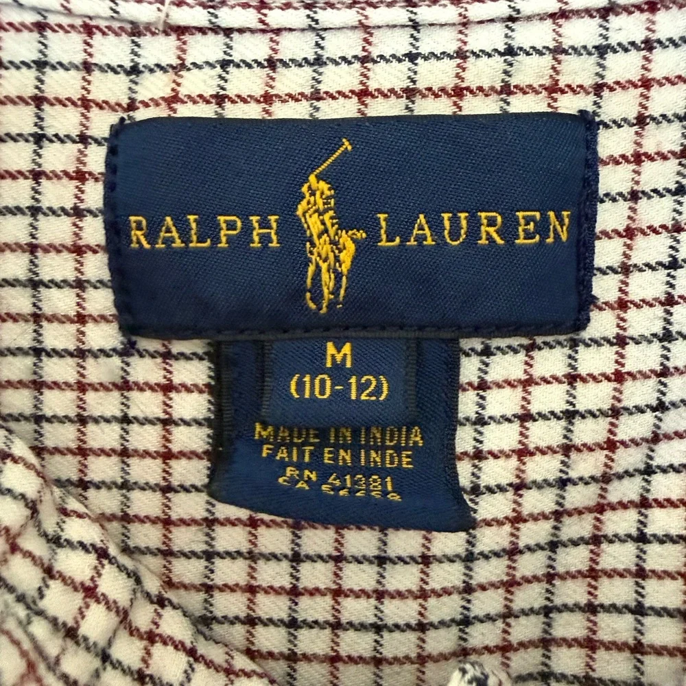 Ralph Lauren button down shirt medium (10-12)
